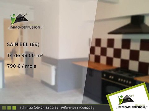 T4 98.00m2 A louer sur Sain bel - 790 Euros/mois