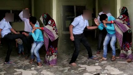 अकेला पाकर करने लगा रेप की कोशिश, महिला ने पति के साथ मिलकर कर दी पिटाई