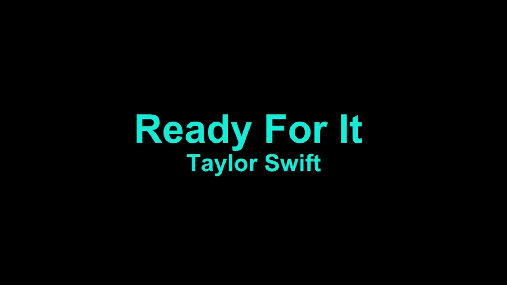 Taylor Swift Ready For It Karaoke Instrumental