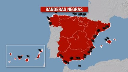 El informe Banderas Negras sobre las peores playas de España.