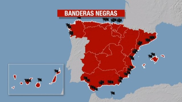El informe Banderas Negras sobre las peores playas de España.