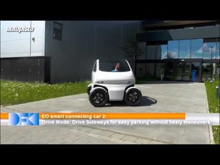 EO SCC2, el coche eléctrico que se encoge para aparcar