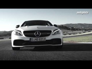 El Mercedes C63 AMG Coupé, en acción
