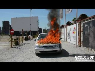 Así se rodó una escena de Fast & Furious 8 en Madrid