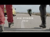 El Kia Stinger GT se enfrenta a la moto más rápida del mundo
