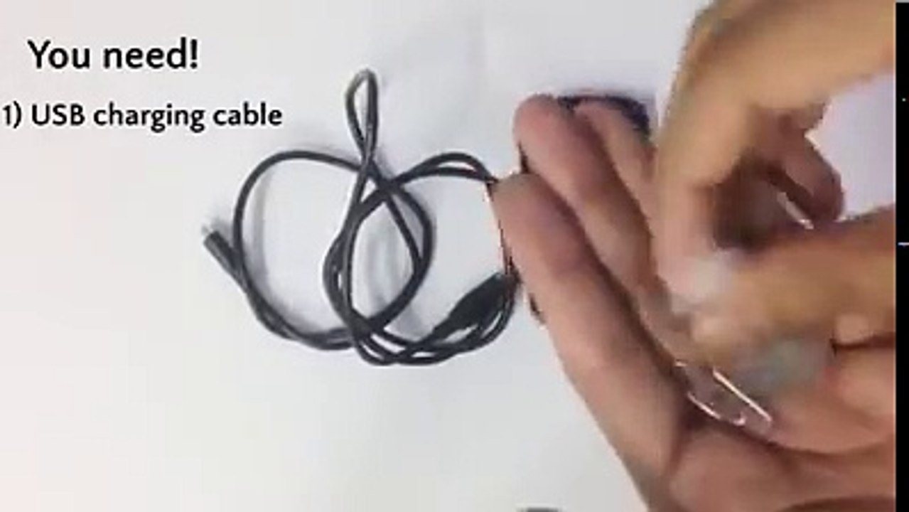 Charge your phone with body current