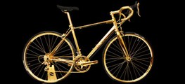 دراجة هوائية ذهبية بسعر أغلى من سعر سيارة فيراري