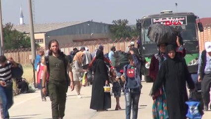 Kilis Bayram Ziyaretine Giden Suriyelilerin Dönüşü Sürüyor