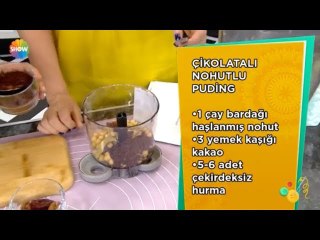 Çikolatalı Nohutlu Puding tarifi