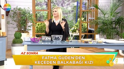 Derya Baykal'dan çiçekli sunum buzu