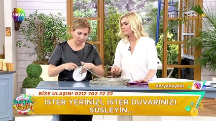 Derya Baykal'dan ışıklı paspas!