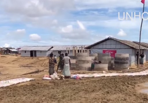 Rohingya Refugees in Bangladesh Relocate to Escape Landslide Risk