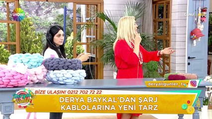 Şarj kablolarına yeni tarz!
