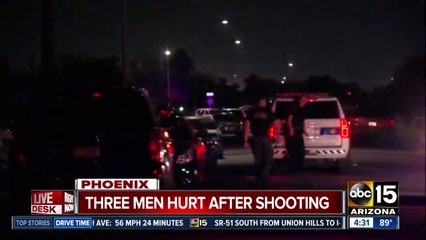 Three men hurt in Phoenix shooting