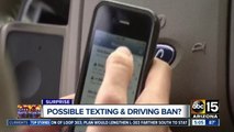 Surprise looking to ban texting while driving