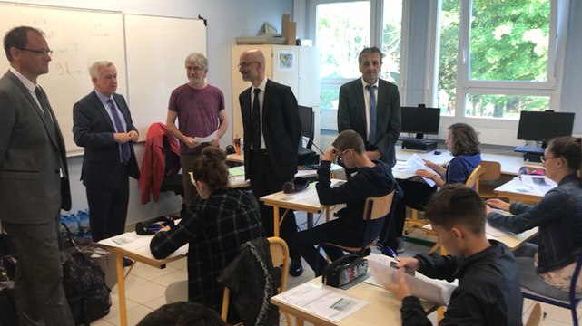 Top départ du brevet des collèges à Jean-Moulin