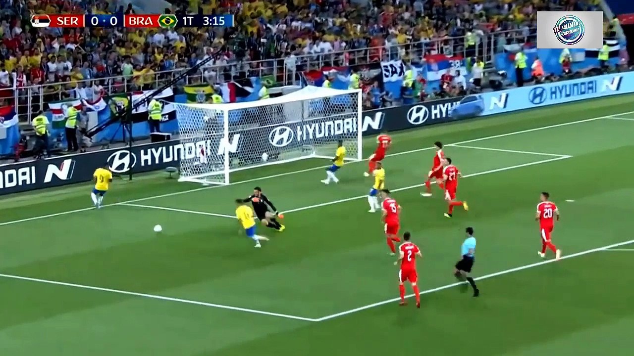 Brasil x Servia best moment Wordcup
