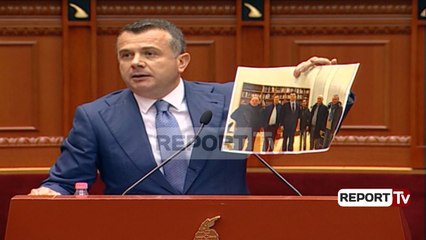 Report Tv - Balla nxjerr foton e Bashës me vëllain e Alfred Vladit, në kërkim për 3.4 mln euro