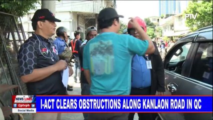 I-ACT clears obstructions along Kanlaon Road in Q.C.