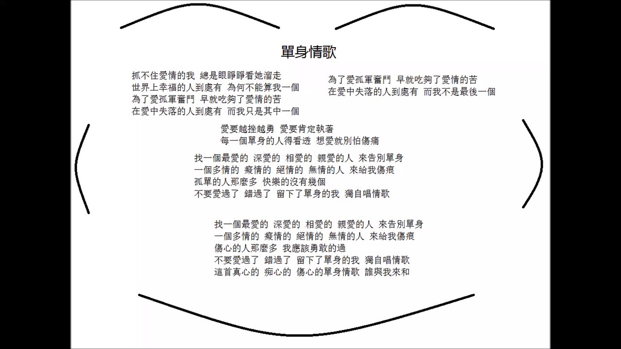 Chinese musicLonely Love Song單身情歌-林志炫