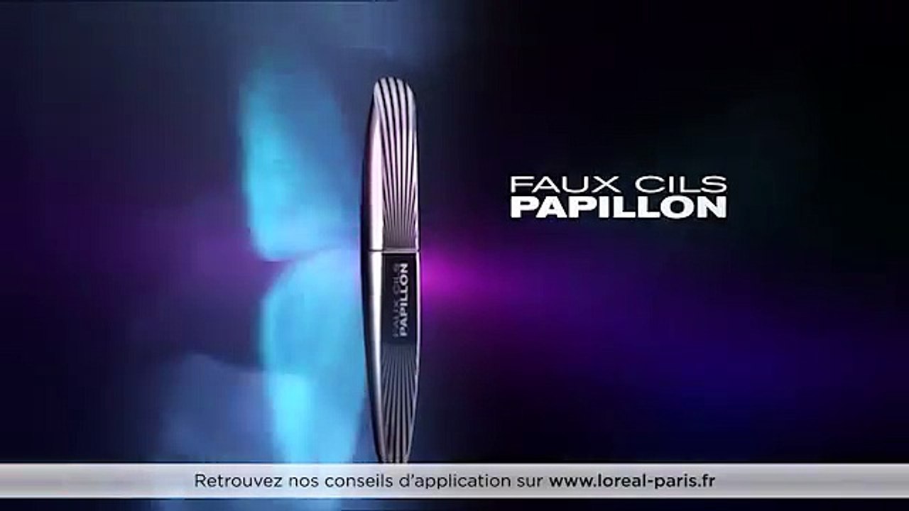 Mascara faux cils papillon   maquillage yeux, mascara volume - Films et Publicités L'Oréal Paris (2)