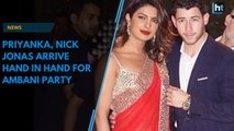 Priyanka Chopra, Nick Jonas, Bollywood celebrities attend Ambani party