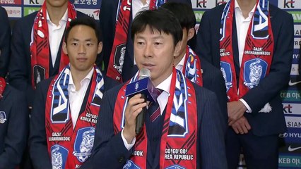 [현장영상] 신태용 감독, "1%의 기적 만들게 해준 국민들께 감사" / YTN