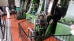 Kempton Park Big Triple Steam Engine Starting