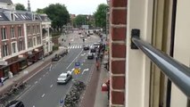 Heure de pointe à Amsterdam... Plus de vélos que de voitures