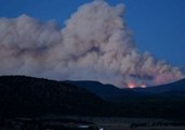 Smoke Rises From Pine Valley Mountain Fire in Utah