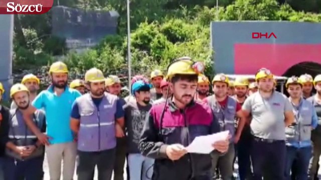 Maaş alamayan maden işçileri kendilerini ocağa kapattı