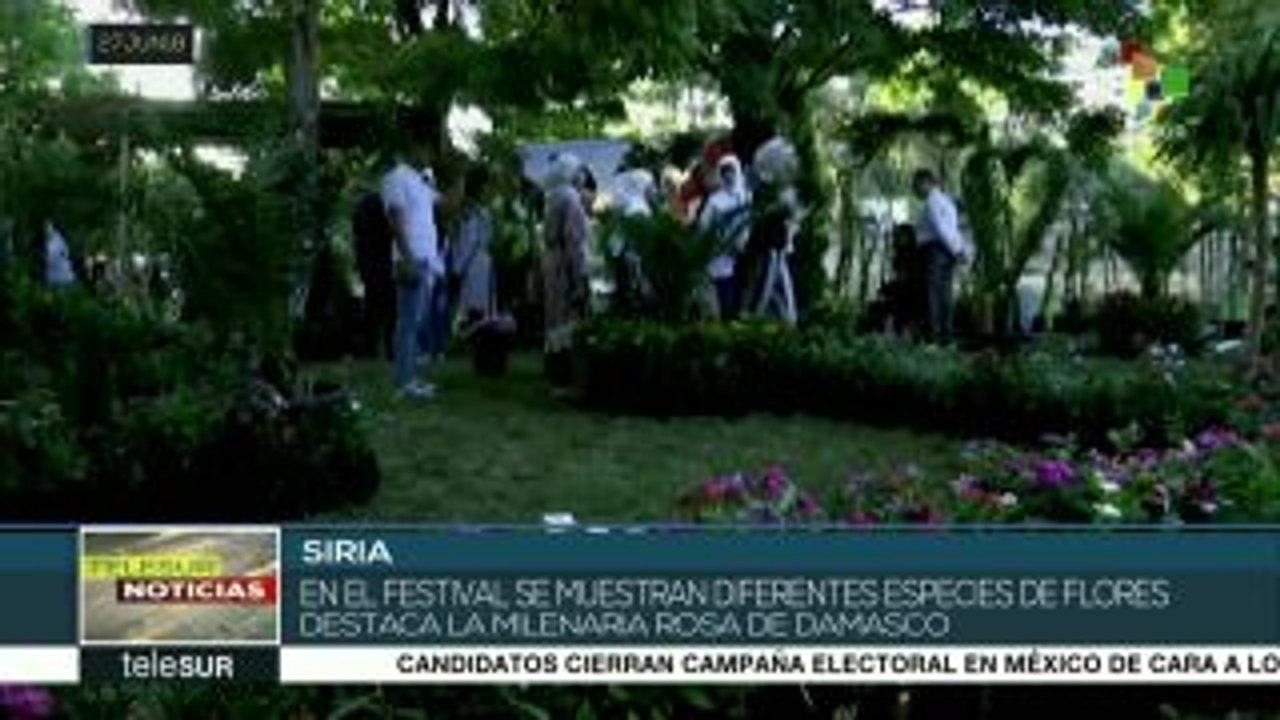 Siria: regresa a Damasco el tradicional Festival de las Flores
