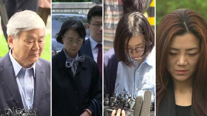 포토라인 선 조양호 회장...한진家' 줄줄이 조사 / YTN