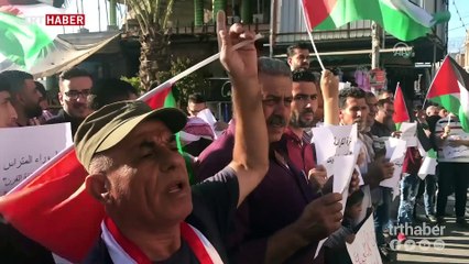 Batı Şeria’dan Gazze'ye destek yürüyüşü