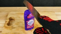 EXPERIMENT Glowing 1000 degree KNIFE VS TOILET PAPER !! - EXPERIMENT AT HOME ( 720 X 1280 )