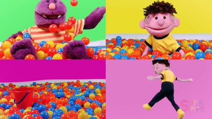 Super Duper Ball Pit | Learn To Count From 1 To 20 | Educational Videos For Kids