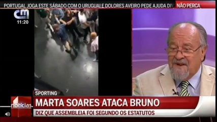 Marta Soares ATACA Bruno de Carvalho