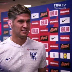 John Stones of England is ready for his country’s clash with Belgium