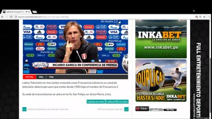 ricardo gareca seleccion peruana
