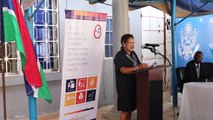 Ambassador C. Patricia Alsup presides over Startup Incubator third cohort graduation and thumbs up the commitment and ingenuity of young Gambian entrepreneurs.