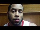 Red Claws Postgame (12/17/2011) - Courtney Pigram-1/1