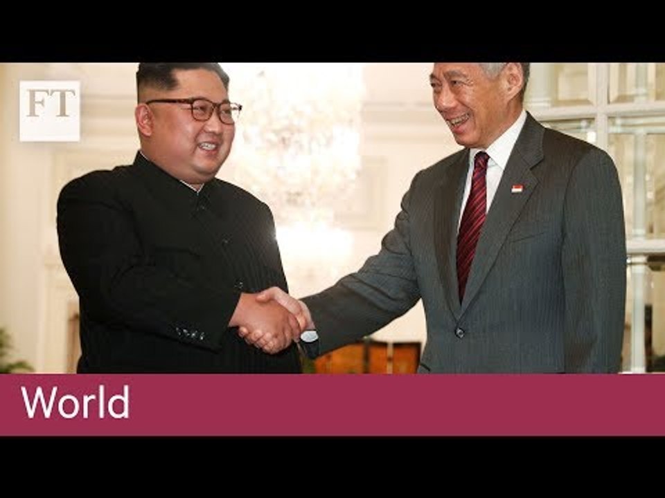 Kim Jong Un meets Singapore PM Lee Hsien Loong