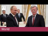 Bolton defends Trump’s plans for Putin summit