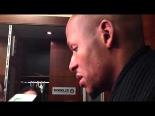 Ray Allen Post Game vs. Suns 1/20/12