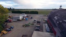 Hazel Nut Harvesting Machine mega modern agriculture - How to harvest Hazel Nut - How it works 2017