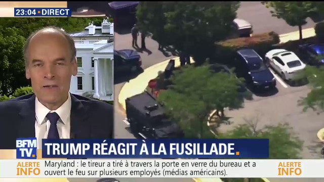 Donald Trump réagit à la fusillade du Maryland
