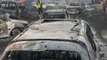 Several Dead, Cars Destroyed by Fuel Tanker Fire on Lagos Bridge (Photos)