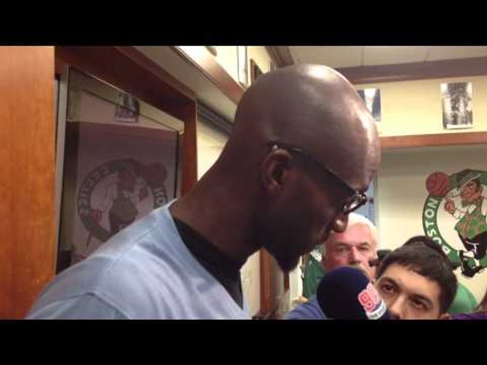 Kevin Garnett Talks After Celtics Loss to Spurs | CLNSRadio.com