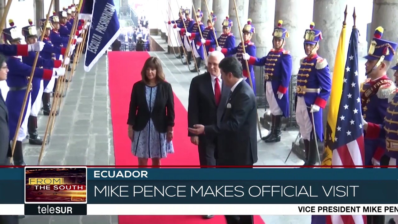 Ecuadorian President Lenin Moreno Gets A Visit From US VP Mike Pence