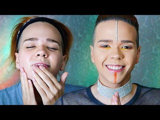 TUTORIAL DE MAQUIAGEM TA MENINAS? | TONS QUENTES Laranja e Amarelo